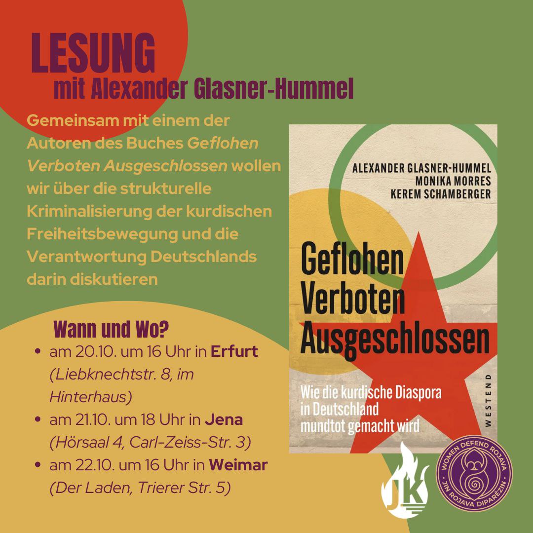 20.10. Lesung „Geflohen. Verboten. Ausgeschlossen.“